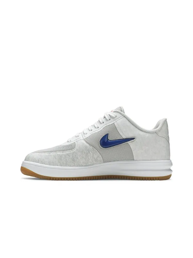 Кроссовки Nike CLOT x Lunar Force 1 Fuse SP '10th Anniversary' — изображение 4 из 9, серый/красный/синий