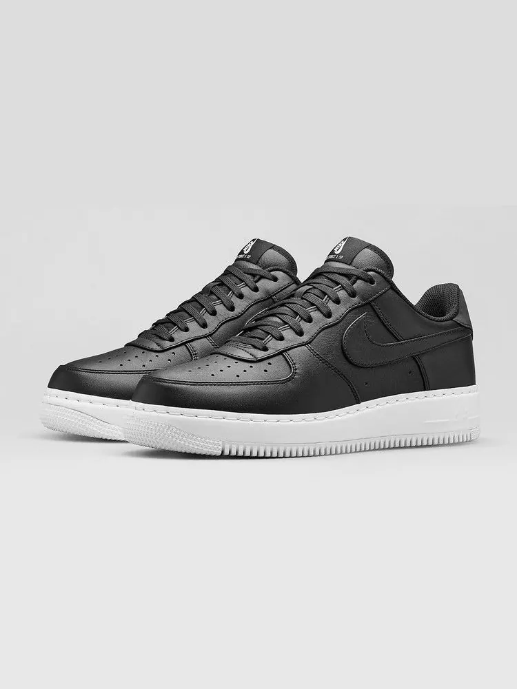 Кроссовки Nike Air Force 1 Low CMFT — изображение 2 из 5, черный/черный-оранжевый