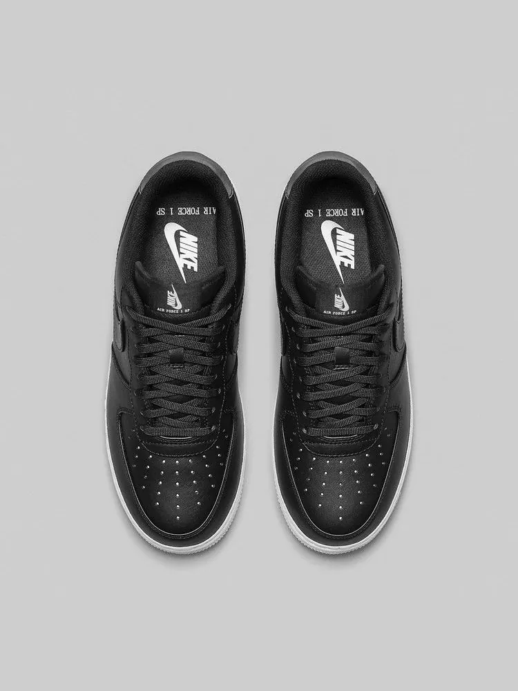 Кроссовки Nike Air Force 1 Low CMFT — изображение 4 из 5, черный/черный-оранжевый