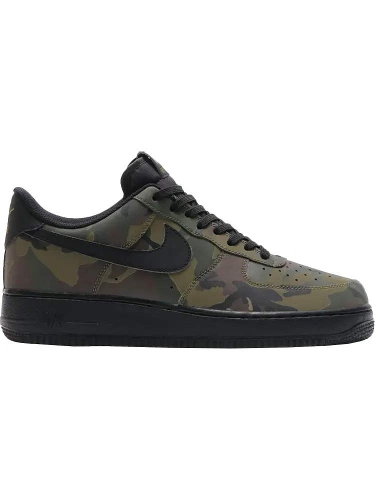 Кроссовки Nike Air Force 1 Low '07 LV8 'Reflective Camo' — изображение 1 из 1, зеленый