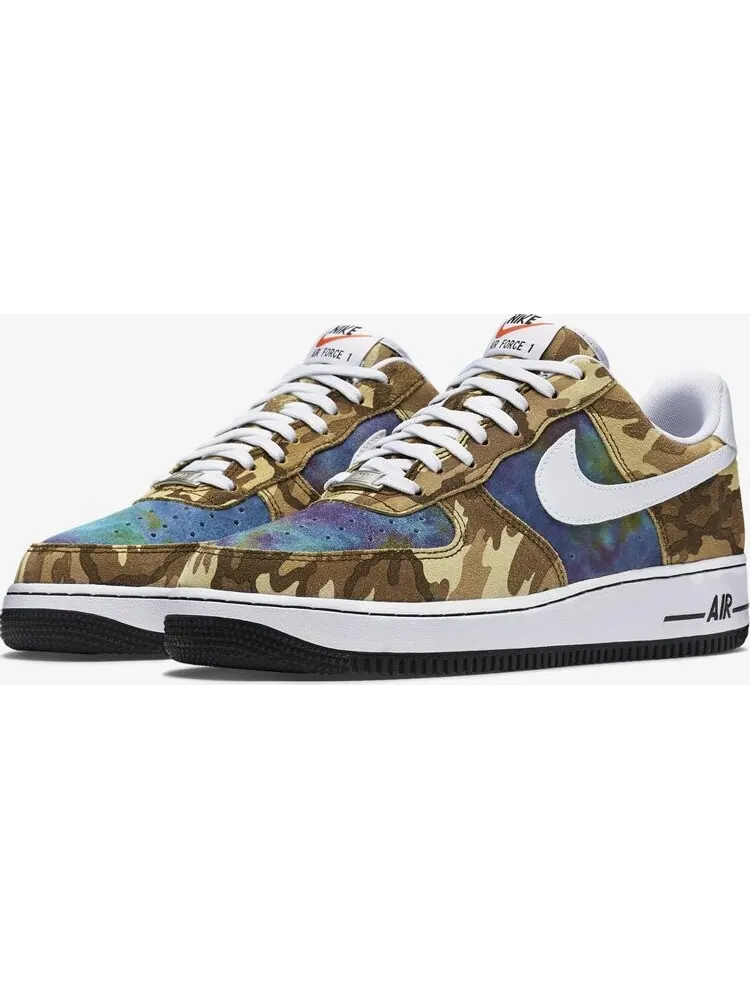 Кроссовки Nike Air Force 1 Low '07 LV8 'Camo Green' — изображение 3 из 7, мульти