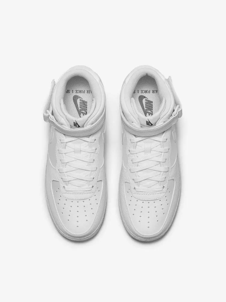 Кроссовки Nike Air Force 1 Mid CMFT — изображение 5 из 8, белый