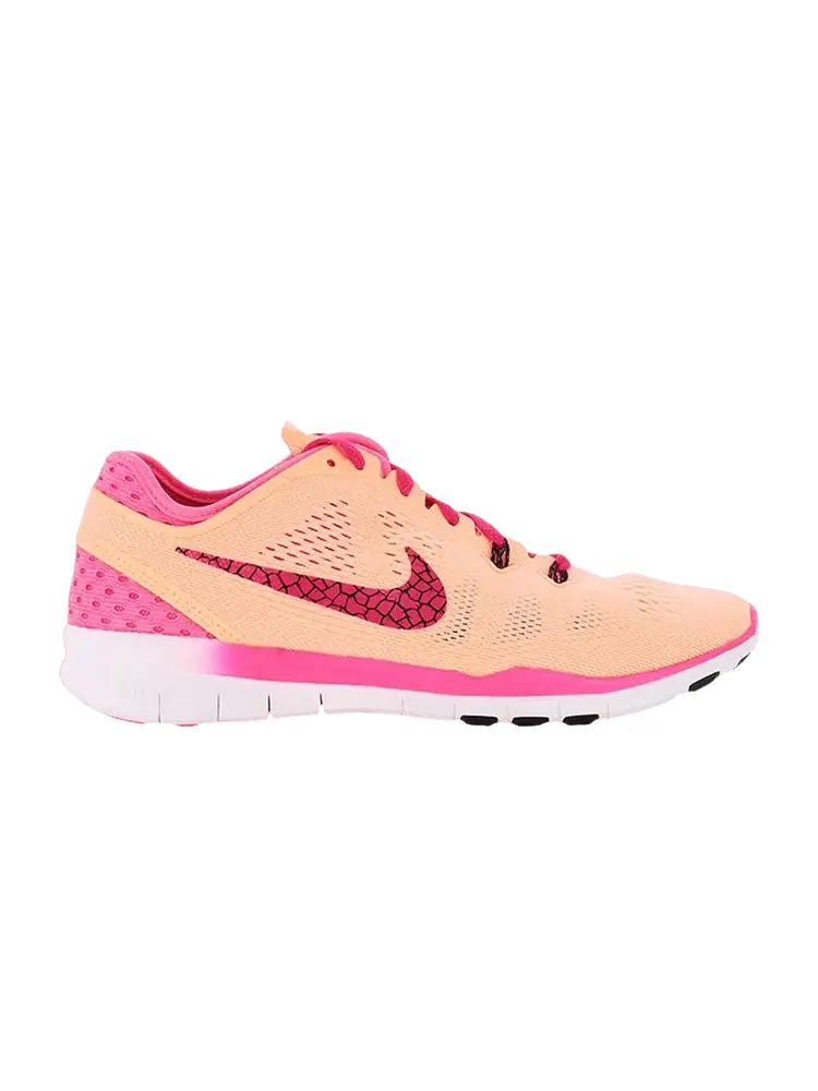 Кроссовки Nike Wmns Free 5.0 TR Fit 5 Breathe 'Sunset Glow' — изображение 1 из 1, розовый/черный