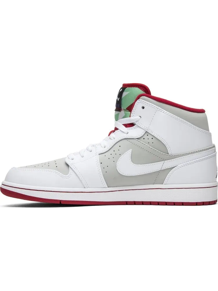Кроссовки Air Jordan 1 Mid Hare 2015 — изображение 3 из 8, белый