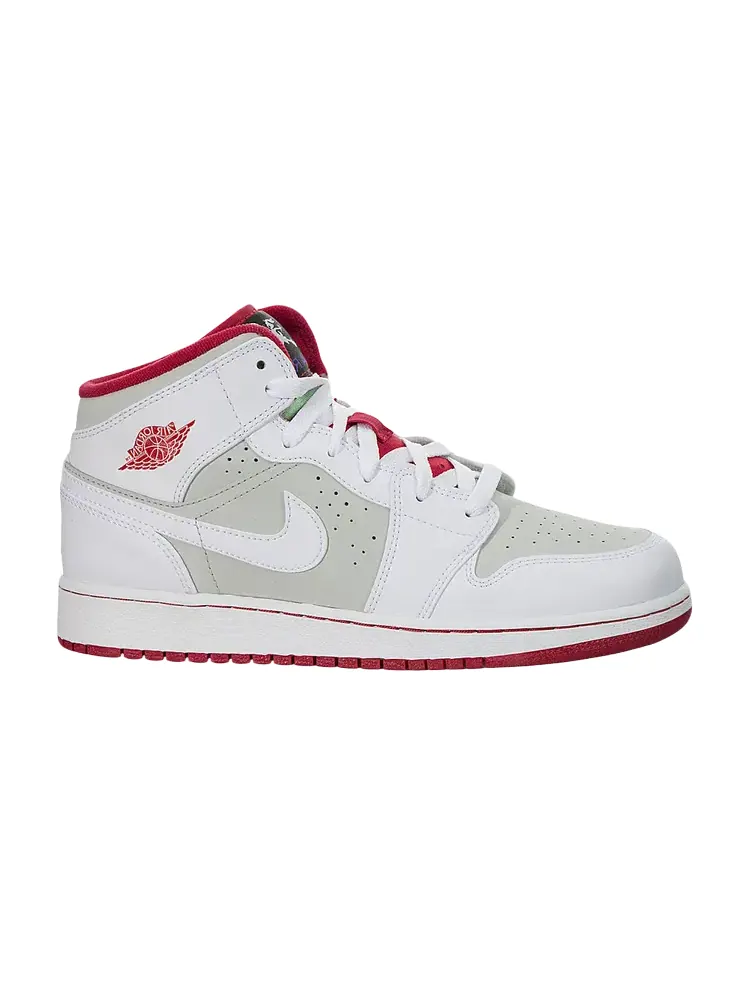 Кроссовки Air Jordan 1 Mid BG 'Hare' 2015 — изображение 1 из 1, белый