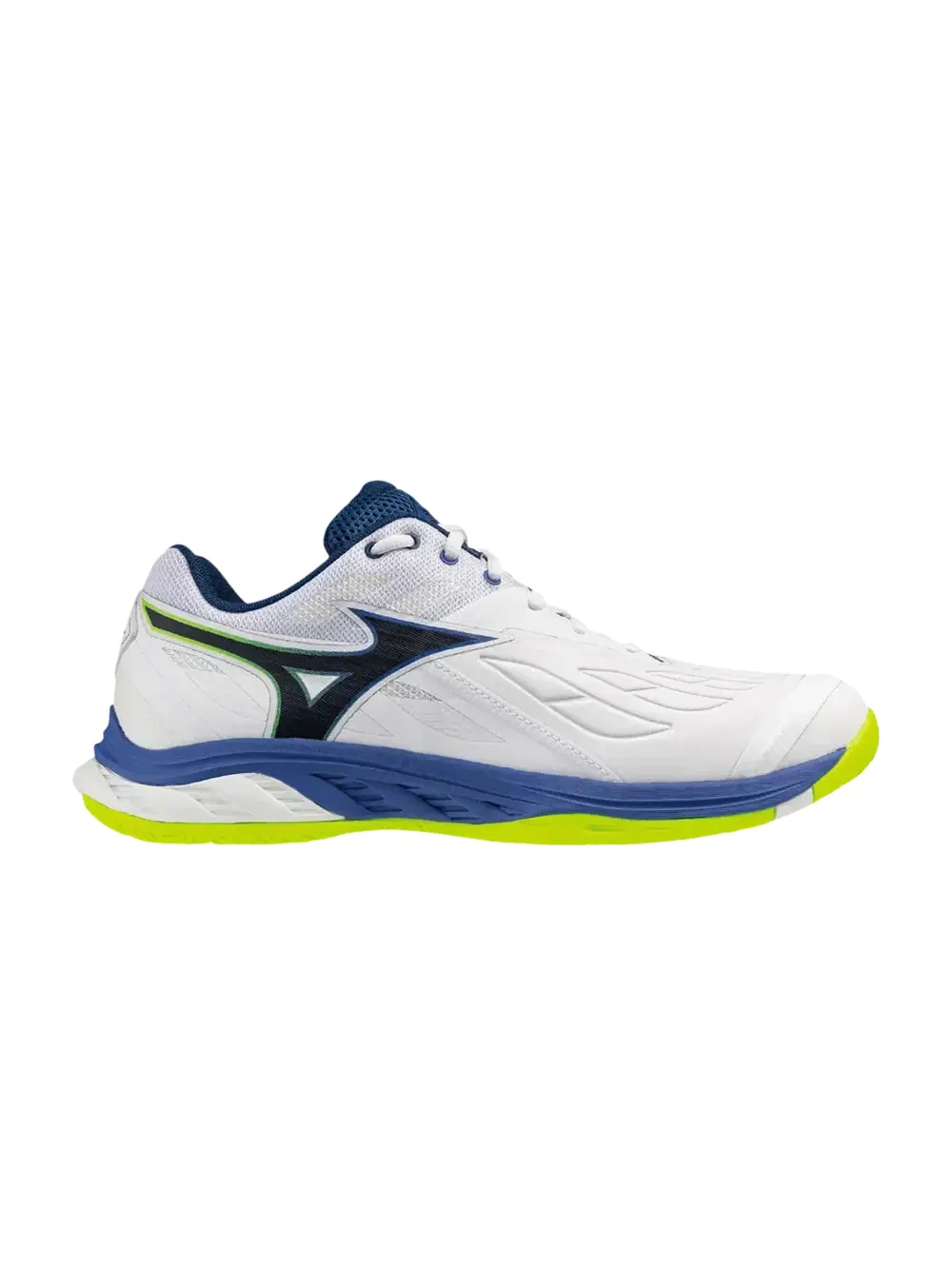Кроссовки Mizuno Wave Fang 2 Wide — изображение 1 из 1, белый/синий/зеленый