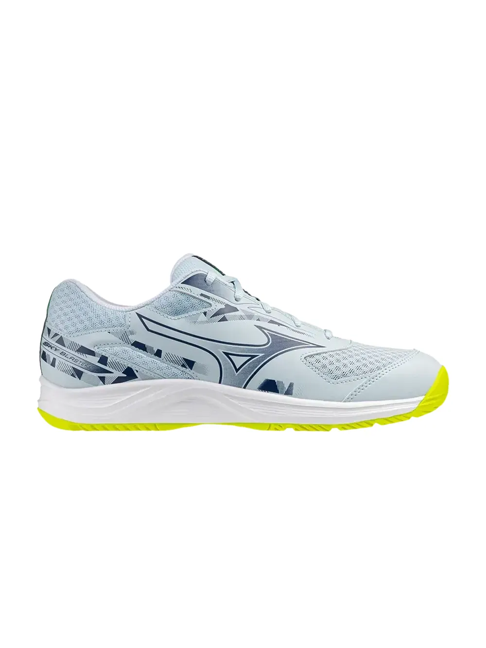 Кроссовки Mizuno Sky Blaster 4 Wide — изображение 1 из 1, синий/желтый