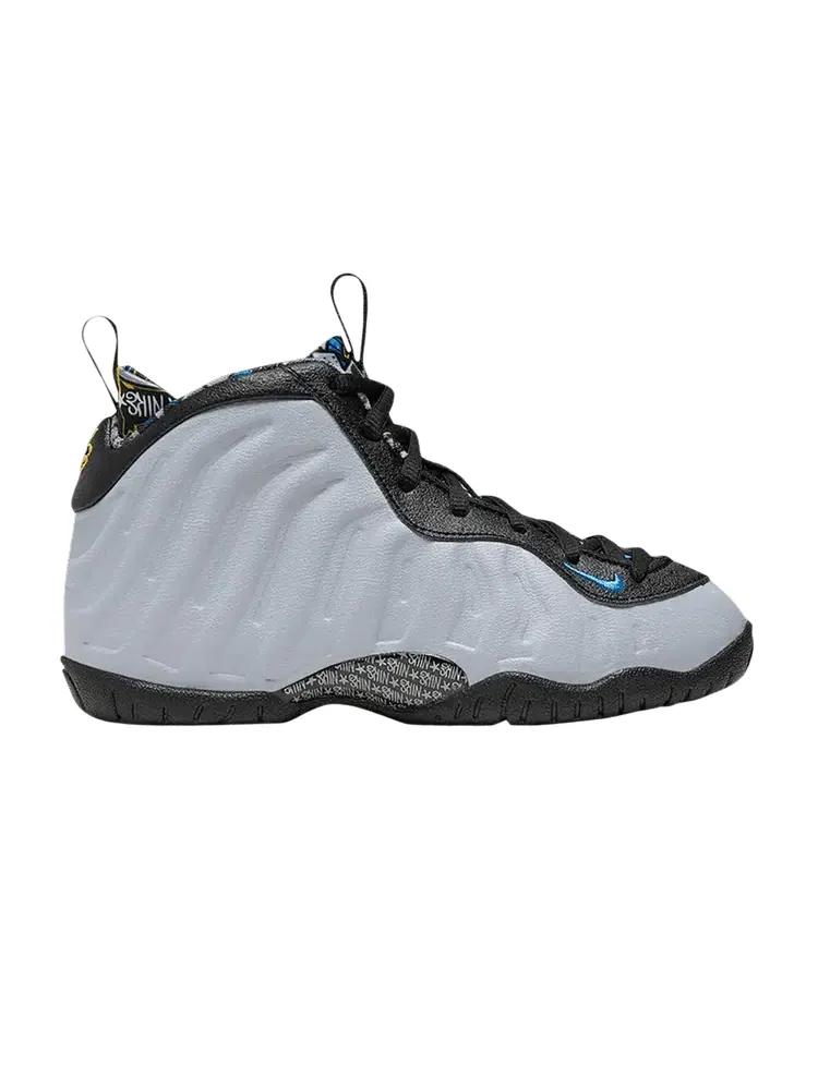 Кроссовки Nike Little Posite One BP — изображение 1 из 1, серый/золотистый/черный