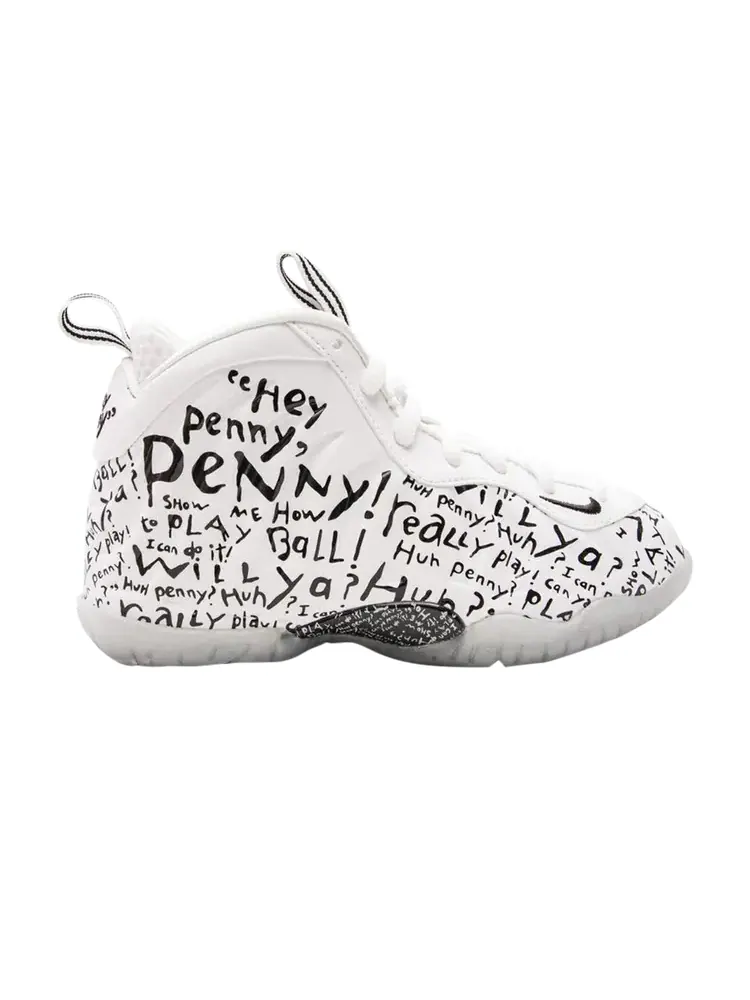 Кроссовки Nike Little Posite One PS 'Lil Penny' — изображение 1 из 1, белый