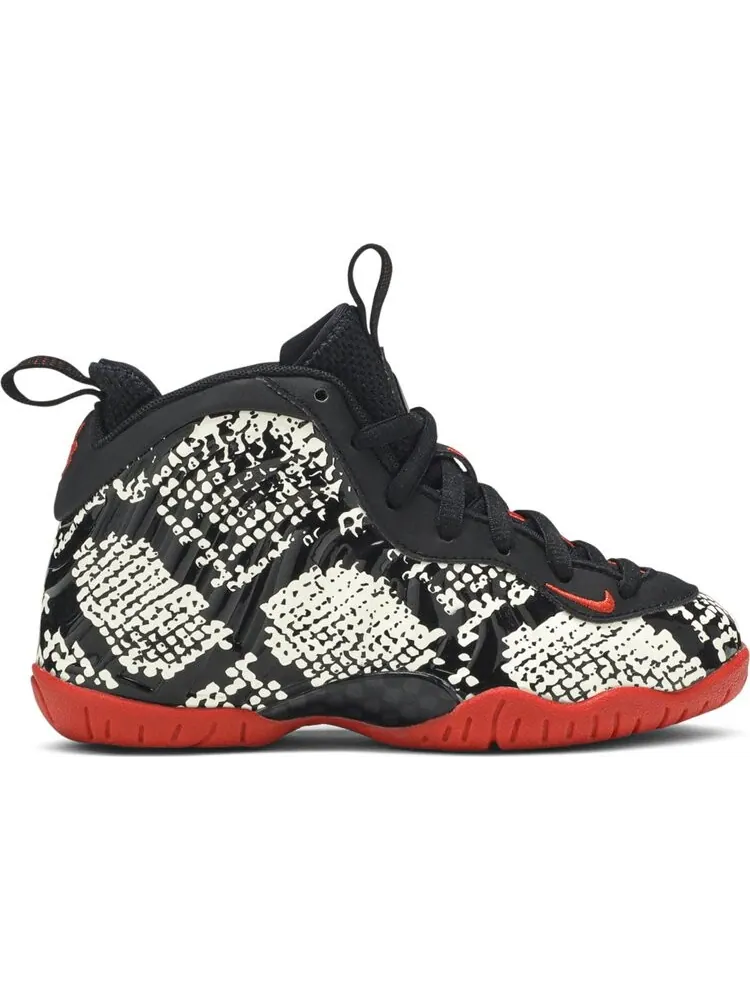 Кроссовки Nike Little Posite One PS 'Albino Snakeskin' — изображение 1 из 8, бежевый