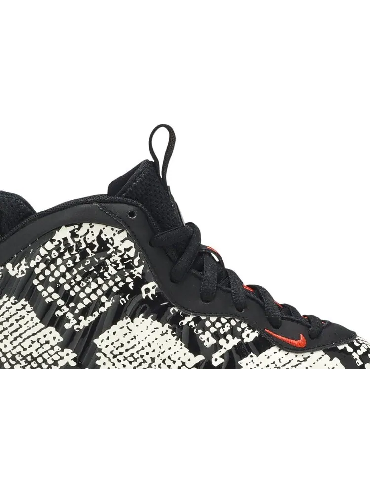 Кроссовки Nike Little Posite One PS 'Albino Snakeskin' — изображение 2 из 8, бежевый