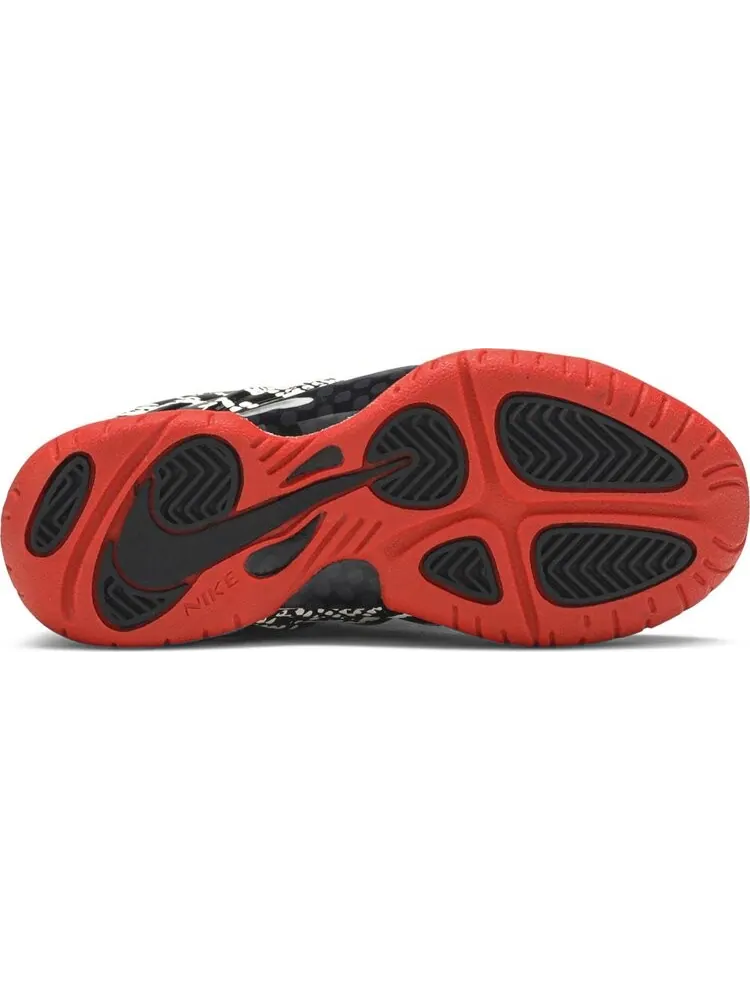 Кроссовки Nike Little Posite One PS 'Albino Snakeskin' — изображение 4 из 8, бежевый