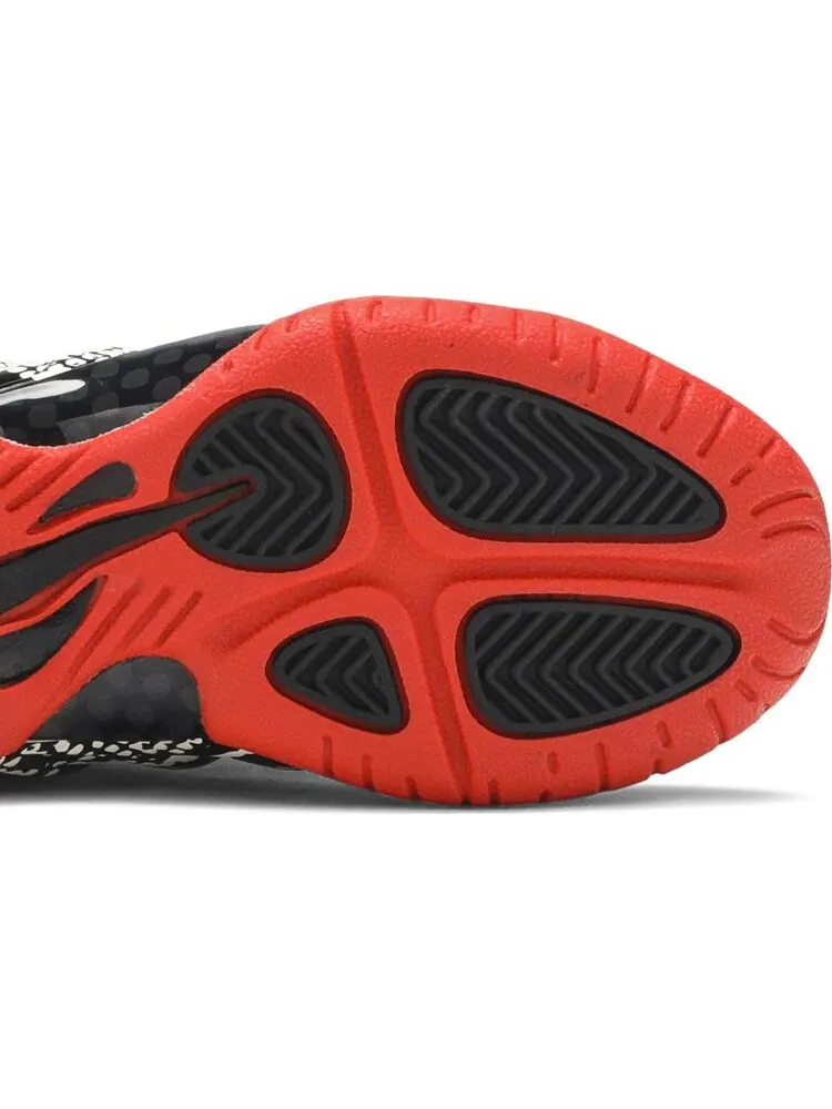 Кроссовки Nike Little Posite One PS 'Albino Snakeskin' — изображение 5 из 8, бежевый