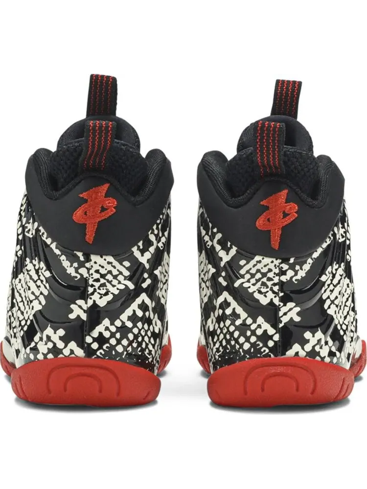 Кроссовки Nike Little Posite One PS 'Albino Snakeskin' — изображение 6 из 8, бежевый