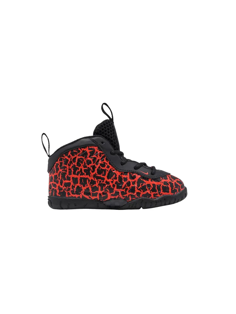 Кроссовки Nike Little Posite One BT 'Lava' — изображение 1 из 1, черный/яркий