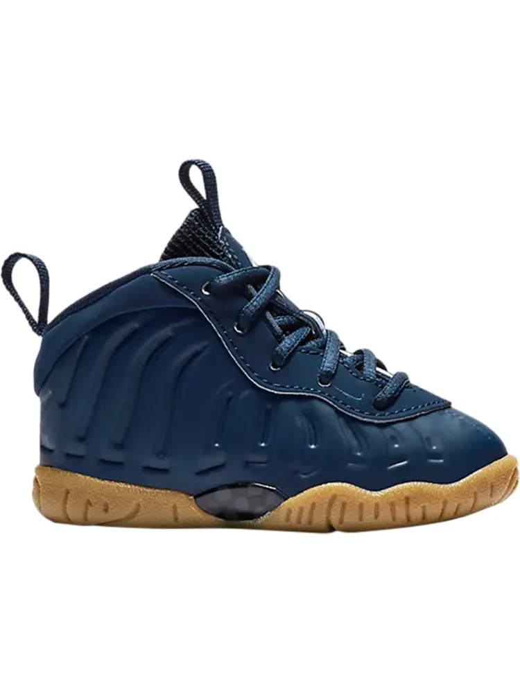 Кроссовки Nike Little Posite One TD 'Midnight Navy' — изображение 1 из 1, синий
