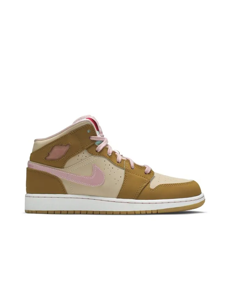 Кроссовки Air Jordan 1 Mid GG 'Lola Bunny' — изображение 1 из 4, коричневый