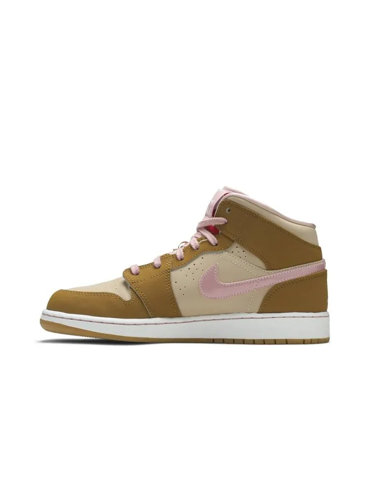 Кроссовки Air Jordan 1 Mid GG 'Lola Bunny' — изображение 3 из 4, коричневый