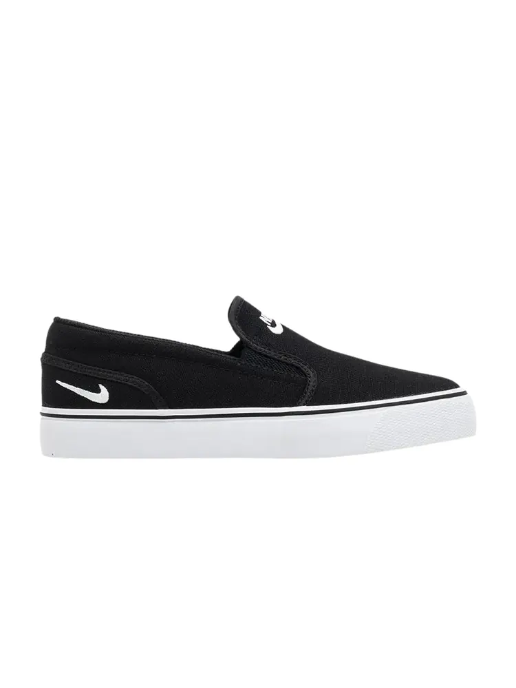 Кроссовки Nike Wmns Toki Slip Canvas — изображение 1 из 1, черный