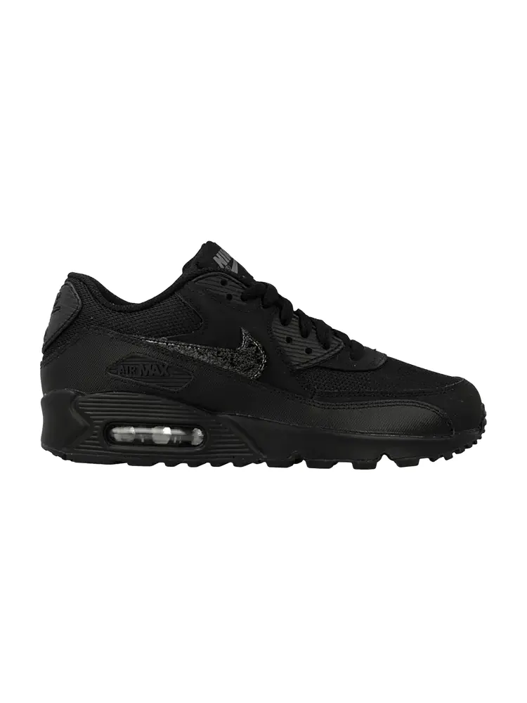 Кроссовки Nike Air Max 90 Mech GS 'Black' — изображение 1 из 1, черный/черный/серый