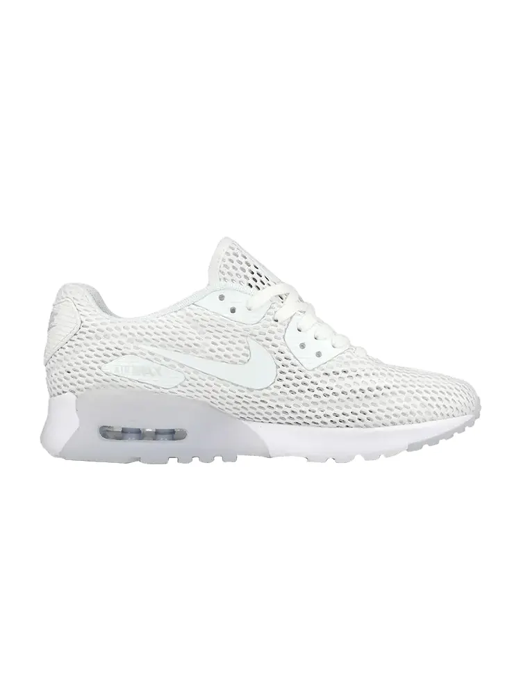 Кроссовки Nike Wmns Air Max 90 Ultra Breathe — изображение 1 из 1, белый/белый