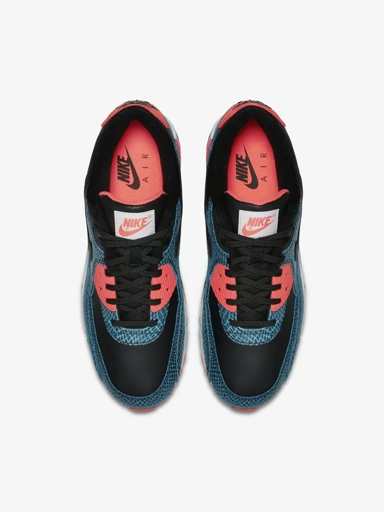 Кроссовки Nike Air Max 90 Anniversary 'Infrared Snake' — изображение 4 из 4, зеленый