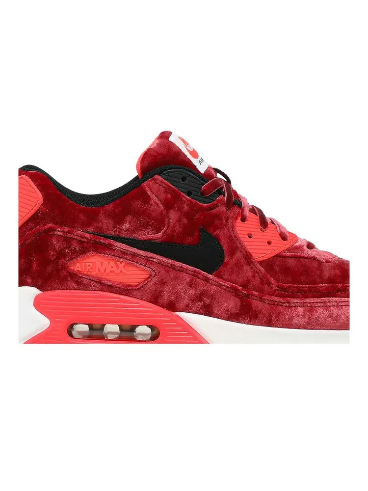 Кроссовки Nike Air Max 90 Anniversary 'Velvet' — изображение 3 из 9, красный черный