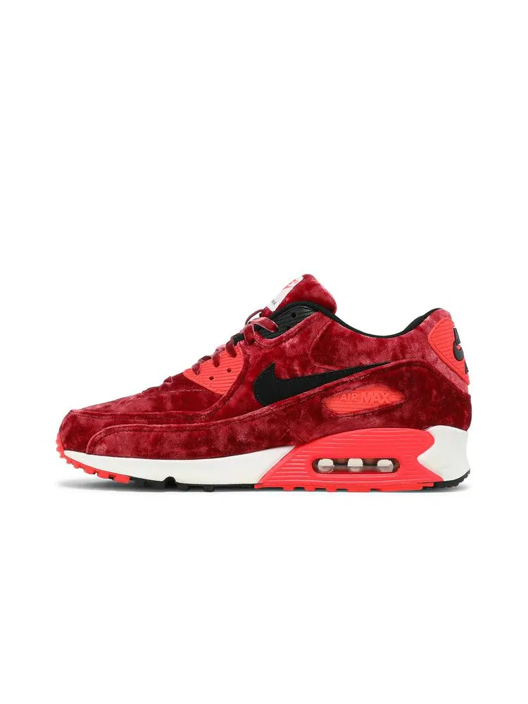 Кроссовки Nike Air Max 90 Anniversary 'Velvet' — изображение 4 из 9, красный черный