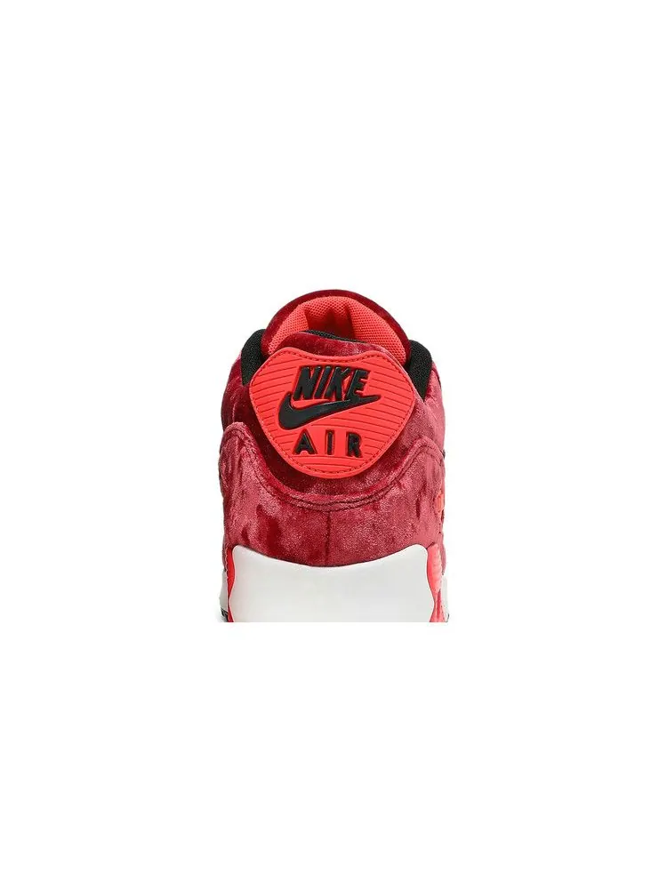 Кроссовки Nike Air Max 90 Anniversary 'Velvet' — изображение 8 из 9, красный черный