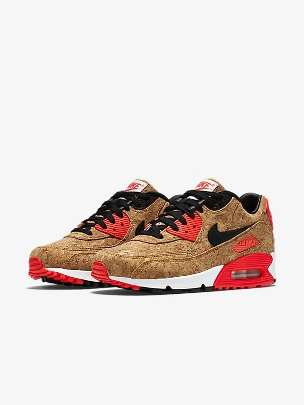 Кроссовки Nike Wmns Air Max 90 'Cork' — изображение 2 из 4, коричневый