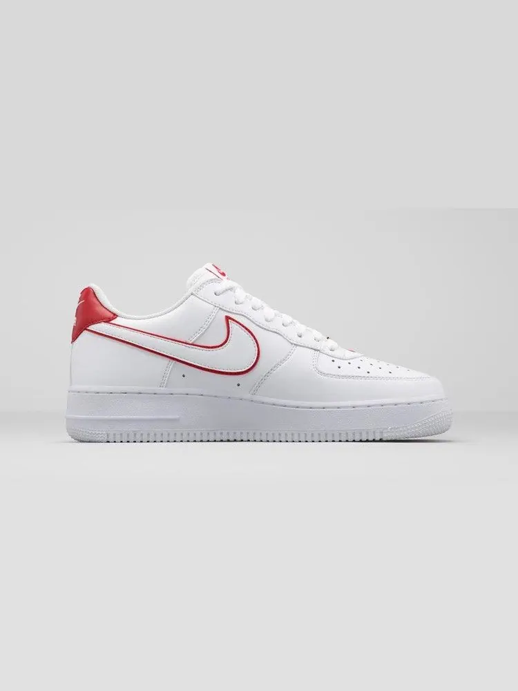 Кроссовки Nike Air Force 1 Retro 'BHM' — изображение 2 из 6, белый/красный/белый