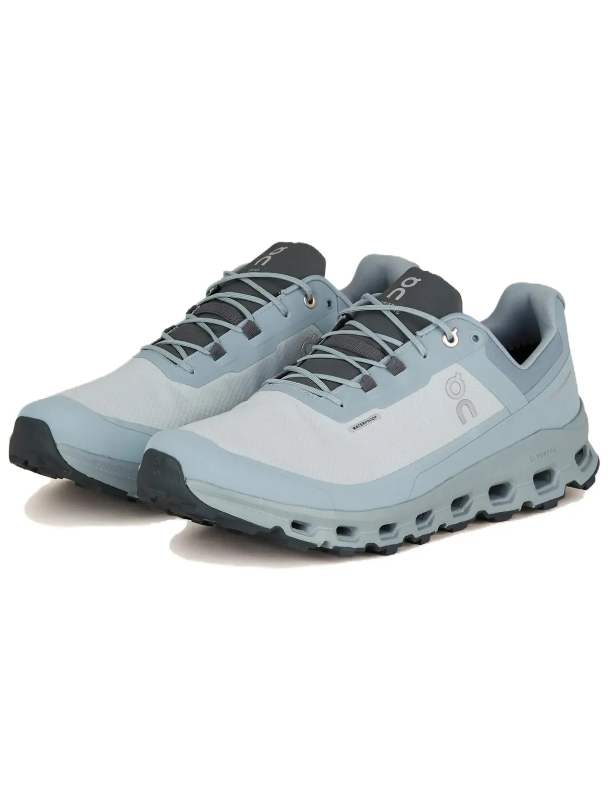 Кроссовки On Running Cloudvista Waterproof, Glacier Cobble — изображение 3 из 6, серый/белый