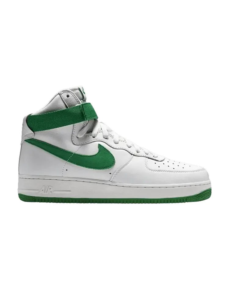 Кроссовки Nike Air Force 1 High Retro QS 'Lucky Green' — изображение 1 из 1, белый/зеленый