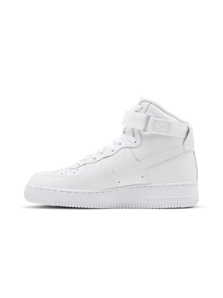 Кроссовки Nike Air Force 1 High QS 'Sheed Triple White' — изображение 3 из 4, белый