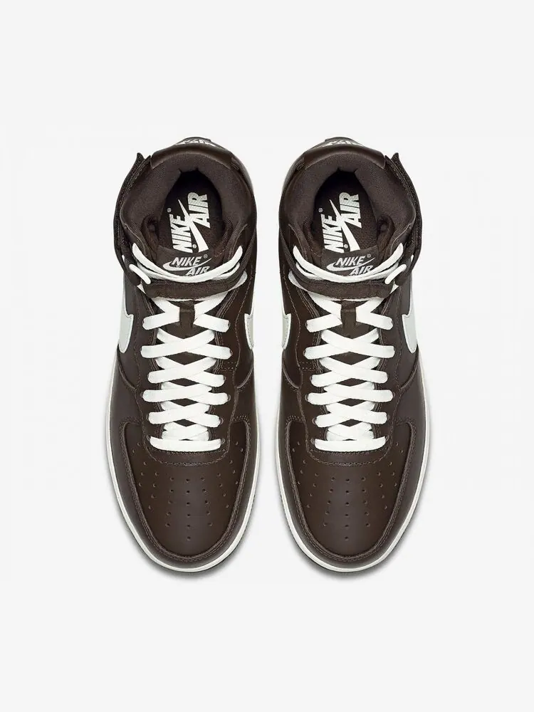 Кроссовки Nike Air Force 1 Hi Retro Qs Chocolate — изображение 3 из 5, шоколад