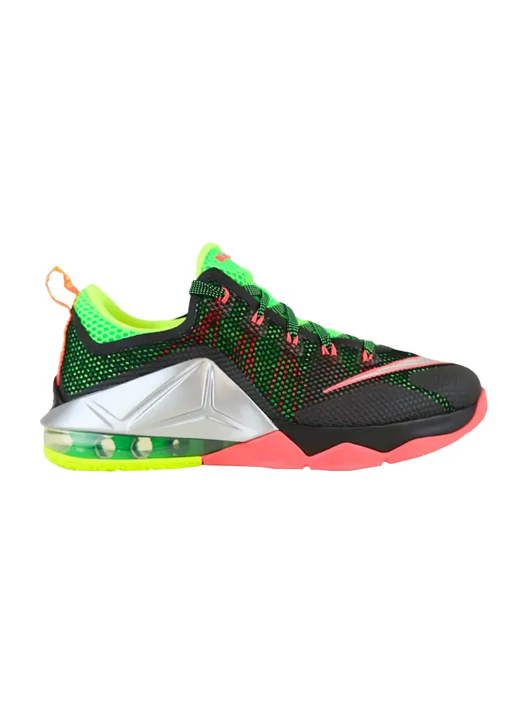 Кроссовки Nike LeBron 12 Low GS 'Remix' — изображение 1 из 1, черный