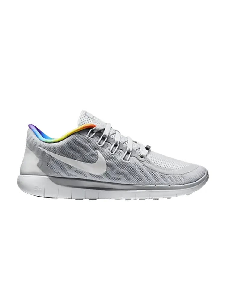 Кроссовки Nike Wmns Free 5.0 'Be True' — изображение 1 из 1, серый/белый/мульти