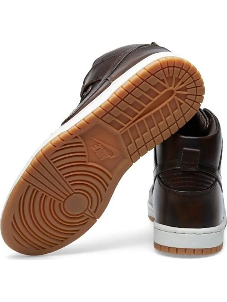 Кроссовки Nike Dunk High Lux SP 'Burnished Leather' — изображение 5 из 8, коричневый