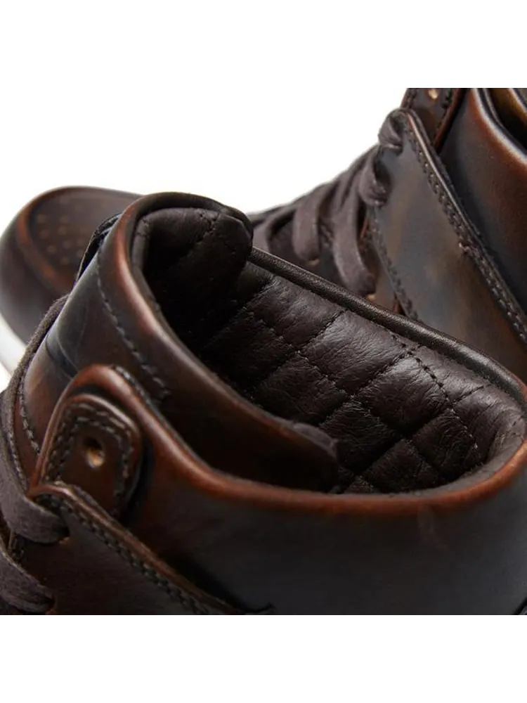 Кроссовки Nike Dunk High Lux SP 'Burnished Leather' — изображение 6 из 8, коричневый