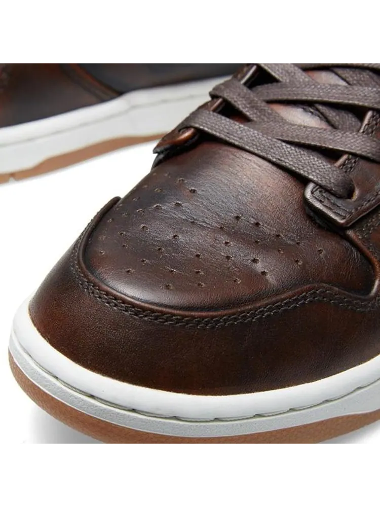 Кроссовки Nike Dunk High Lux SP 'Burnished Leather' — изображение 8 из 8, коричневый