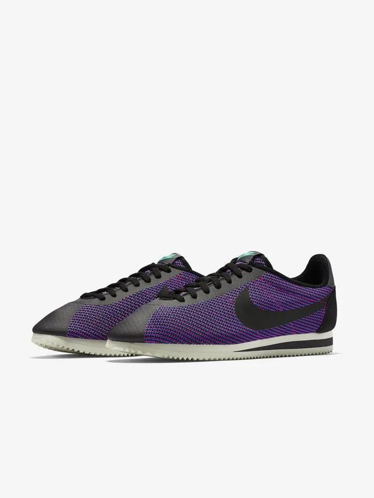 Кроссовки Nike Cortez Knit Jacquard — изображение 3 из 7, черный/синий/черный