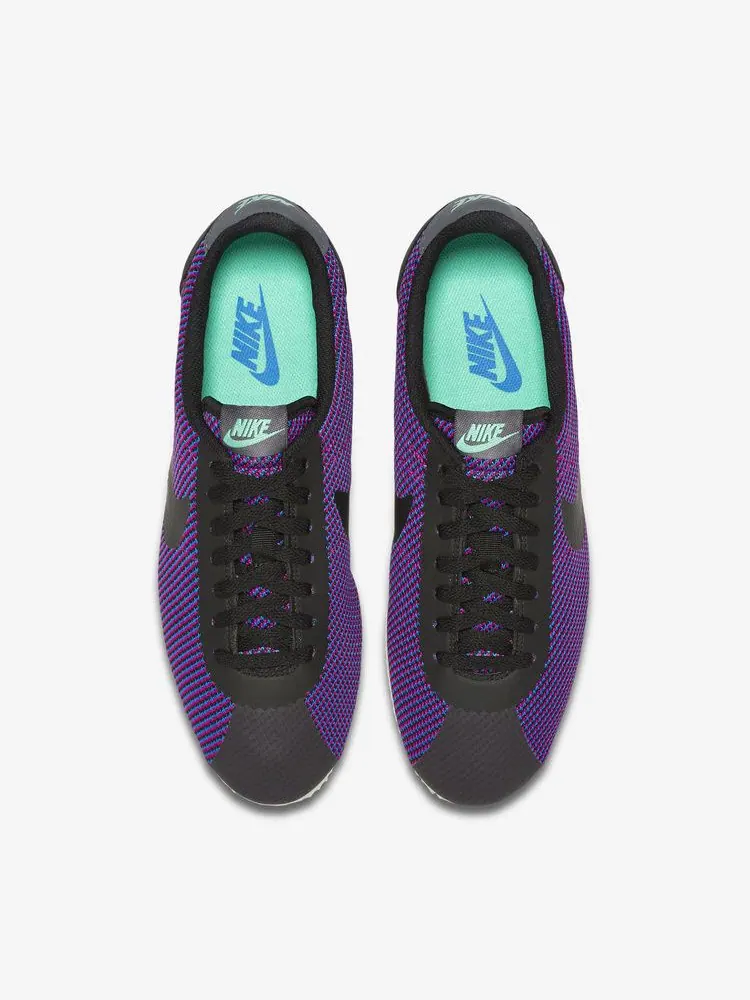 Кроссовки Nike Cortez Knit Jacquard — изображение 4 из 7, черный/синий/черный