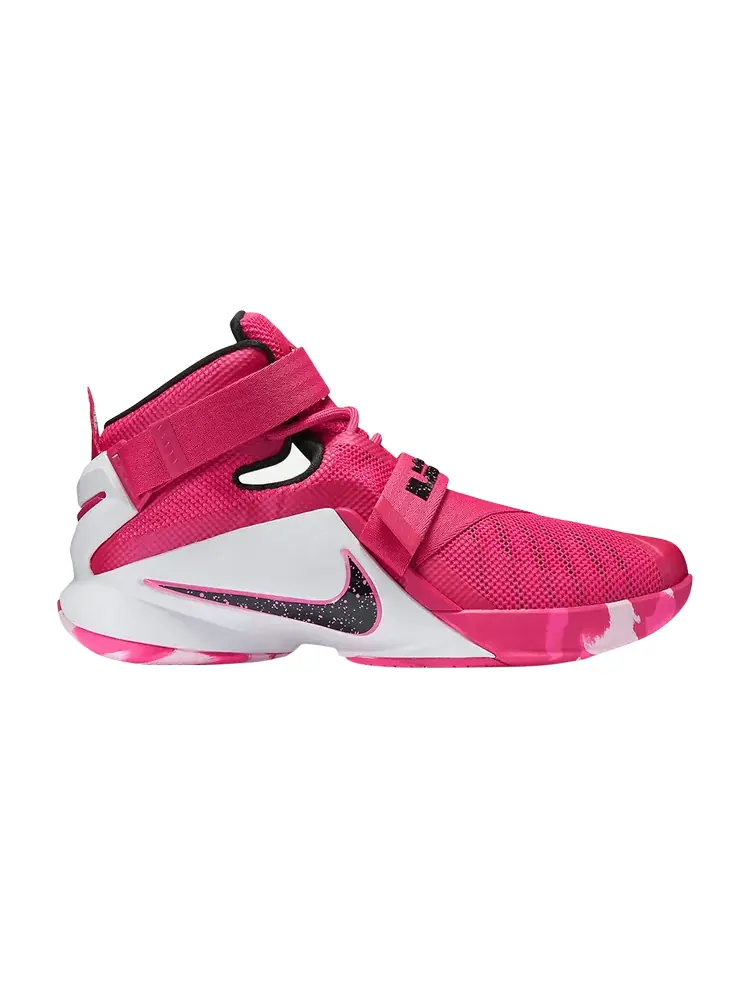 Кроссовки Nike LeBron Soldier 9 'Think Pink' — изображение 1 из 1, розовый