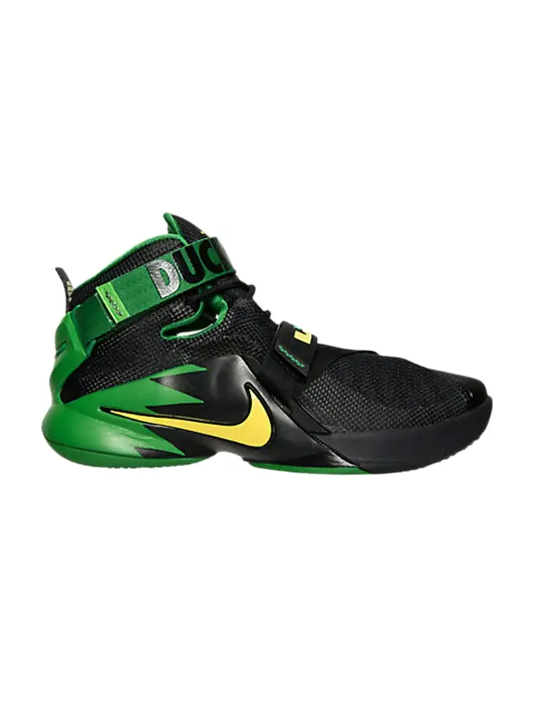 Кроссовки Nike Zoom LeBron Soldier 9 Prm 'Oregon' — изображение 1 из 4, черный