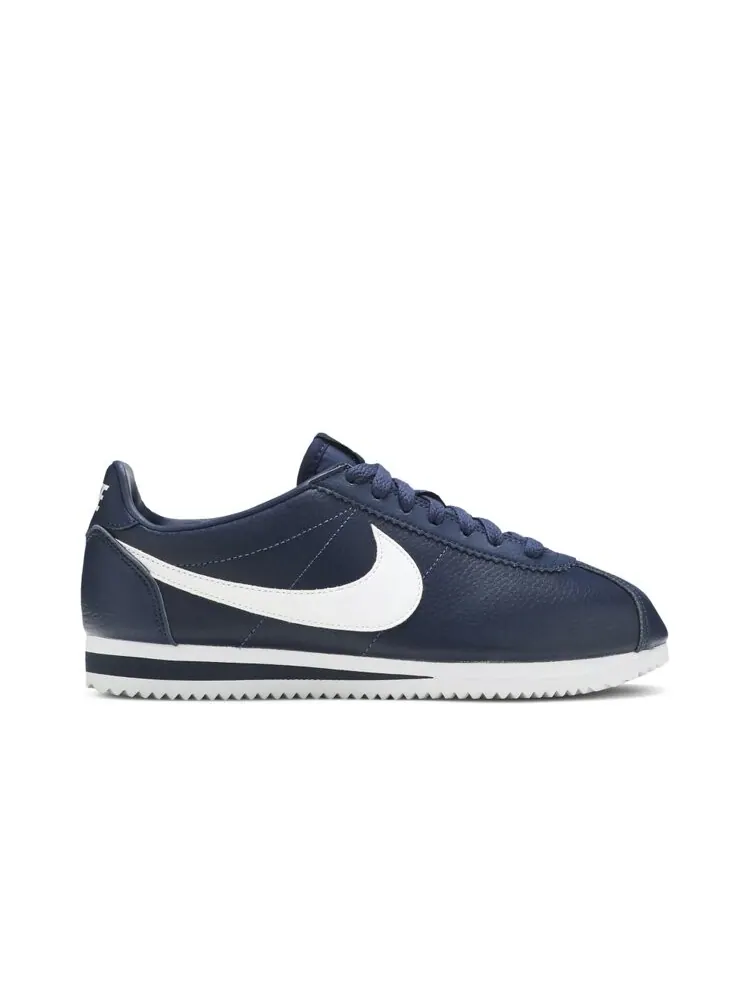 Кроссовки Nike Cortez Leather 'Midnight Navy' — изображение 1 из 4, синий