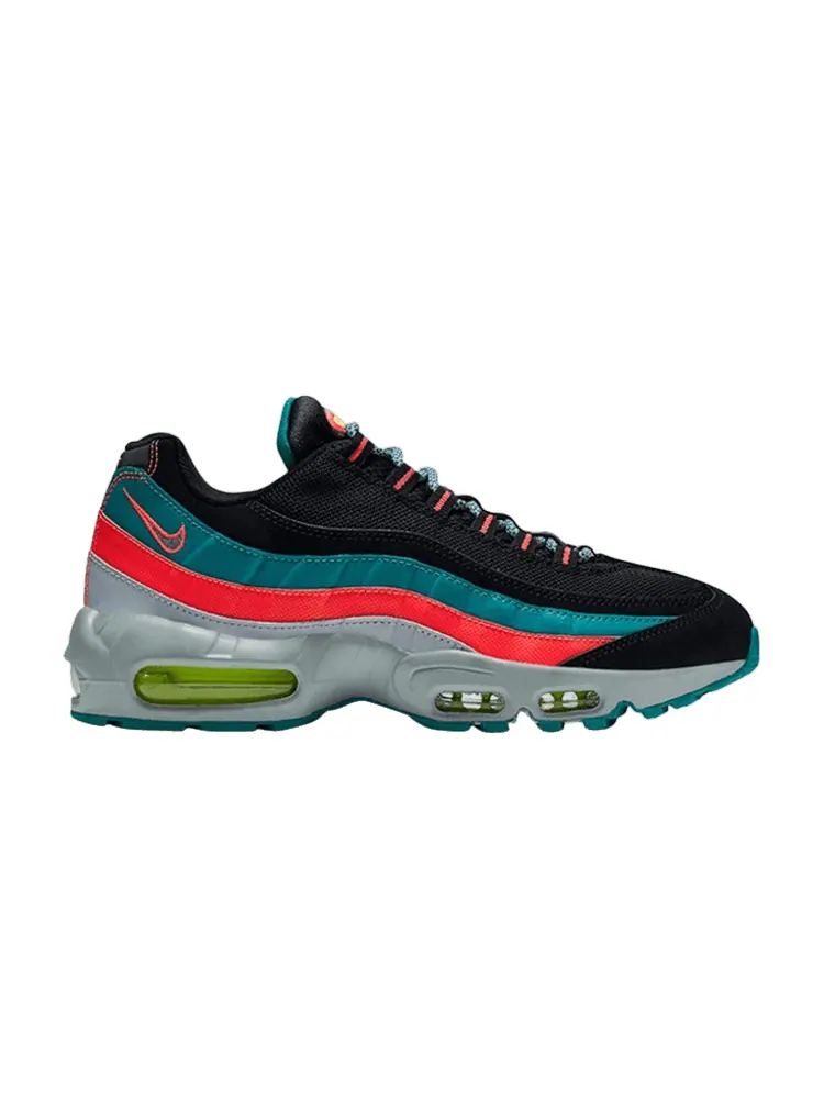 Кроссовки Nike Air Max 95 Essential 'Emerald Grey' — изображение 1 из 1, черный/серый
