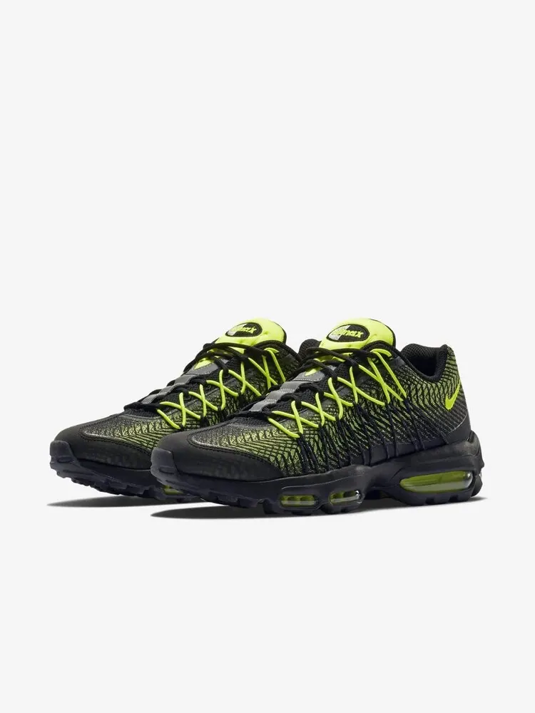 Кроссовки Nike Air Max 95 Ultra Jacquard 'Black Volt' — изображение 4 из 4, черный