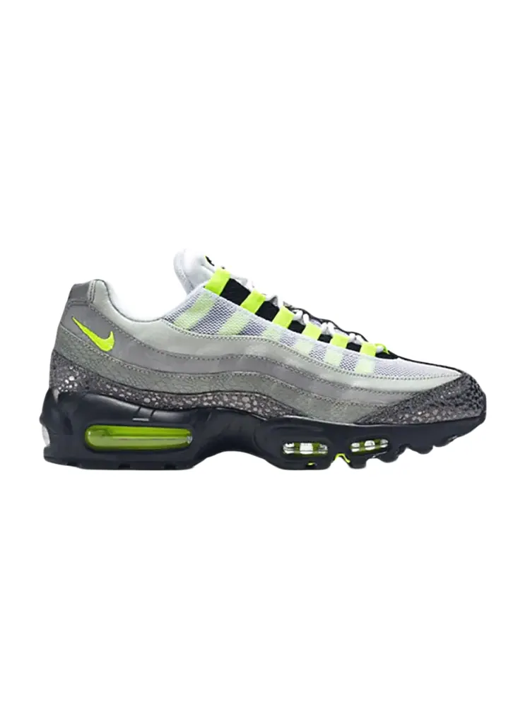 Кроссовки Nike Air Max 95 OG Premium 'Neon Safari' — изображение 1 из 4, серый