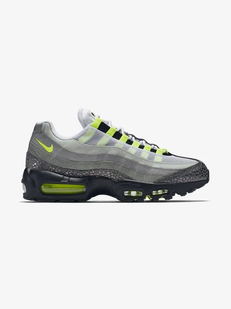 Кроссовки Nike Air Max 95 OG Premium 'Neon Safari' — изображение 3 из 4, серый