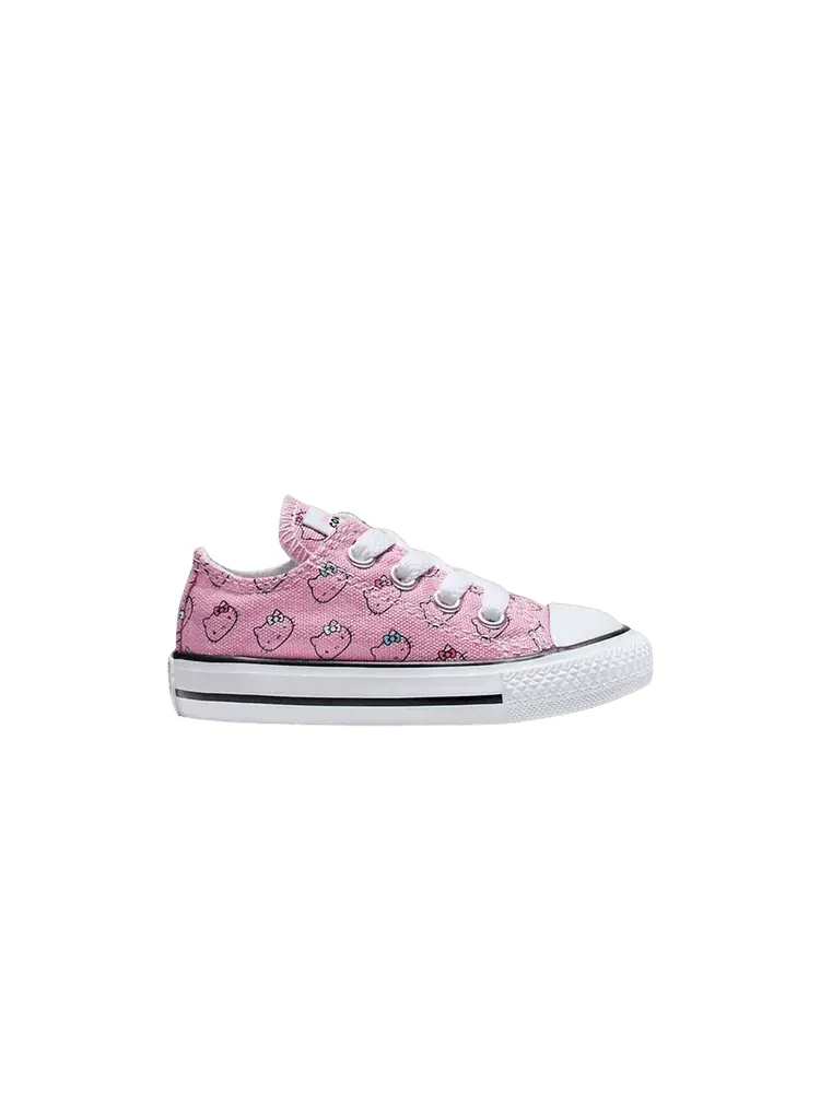 Кроссовки Converse Hello Kitty x Chuck Taylor All Star Low TD 'Prism Pink' — изображение 1 из 1, розовый/белый/белый